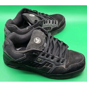 DVS Enduro Heir Mens 11 Y2K Skate Shoe Black/Black Suede Rare